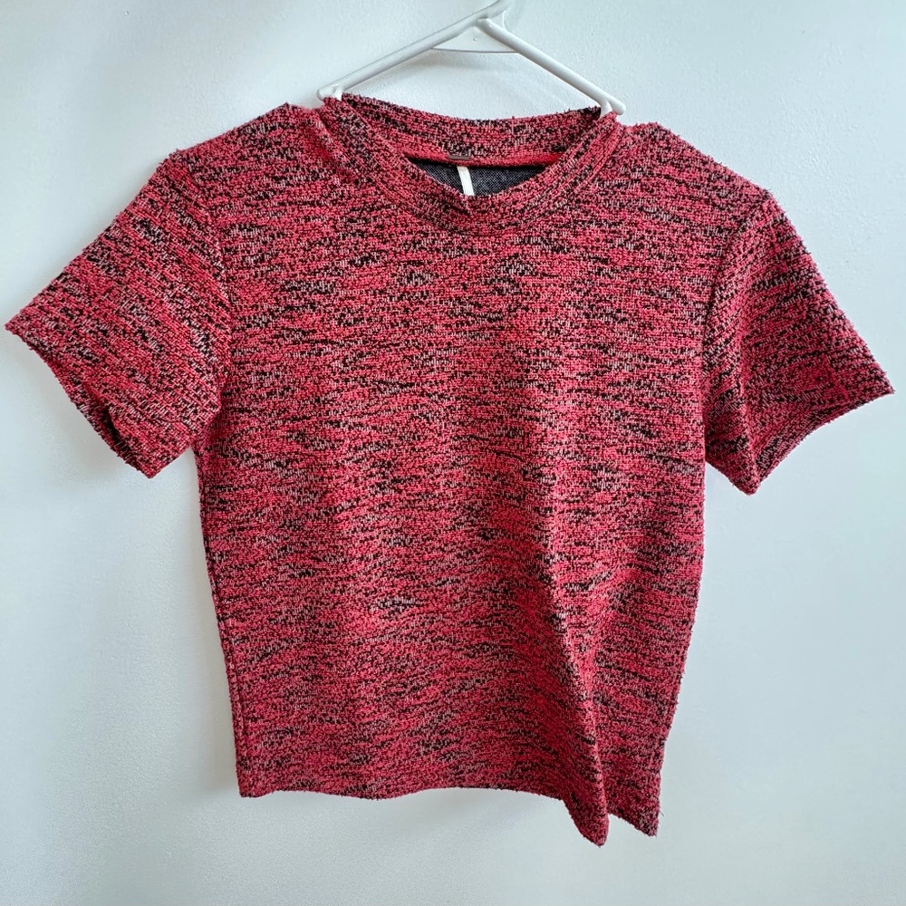 Free People Tweed Top